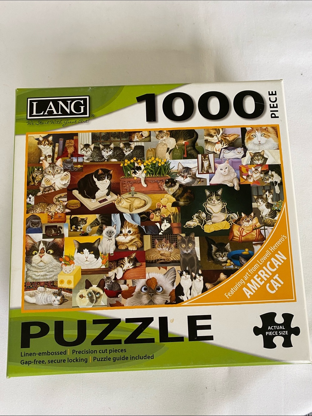 LANG Puzzle - American Cat Puzzle 1000 Piece